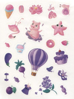 Альбом наклеек А5 8 стр., "100 наклеек. Цвета"