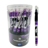 Ручка гелевая "Вэнсдэй" софт-тач, синяя, 0,5мм