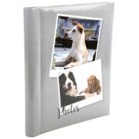 Фотоальбом магнитный 20л  23*28см спир. Puppies and kittens