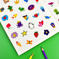 Раскраска"Раскраски с наклейками. Принцессы и единороги" А4 16стр.