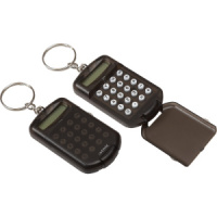 Калькулятор - брелок  8 разр. deVENTE. Transparent"  , полупрозр. черный
