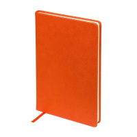 Ежедневник недат. А5 136л., тв.пер., иск.кожа "Loft. Оранжевый" ляссе