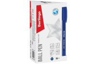 Ручка шариковая Berlingo "Triangle 100T" синяя, 0,7мм, трехгран., игольчатый стержень