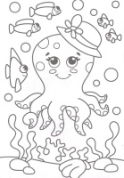 Раскраска "Маленькая раскраска. Милые зверята" А5 16стр.