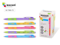 Ручка шар. MAZARI VIVA автомат, синяя, 1,0мм, стержень 107мм