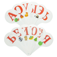 Веер "Цифры и буквы" облегченный