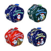 Копилка жестяная 10*9*7см, ассорти