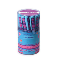 Ручка шар. "FreshWrite. Весенние цветы", 0.7мм, синяя