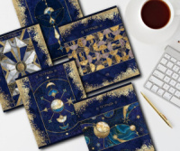 Тетрадь А5 48л кл. ПЗБМ "Парад планет" софт-тач, УФ рельефн.лак, фольга, микс, белизна 100%