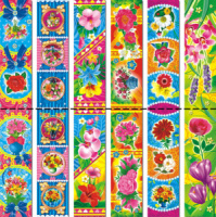 Закладка магнитная "Цветы"