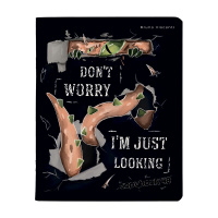 Тетрадь А5 48л кл. Альт "Опасные" софт-тач, бел.100%