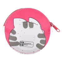 Кошелек для банкнот и монет Феникс+ "Котик" 9*9см, кожзам., молния