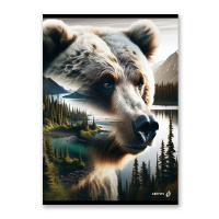 Тетрадь А4  80л кл. скоба Светоч "Твой край"