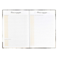 Записная книжка мастера красоты А5 128л. 7БЦ "Стиль" мат.лам., тисн.фольгой