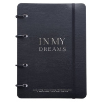 Тетрадь  А5 120л кл. на кольцах Infolio "Infolio Study. My black. Черный"