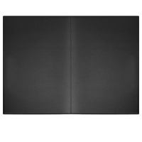 Ежедневник недат. А4 160л., кож.зам., мягк.пер. "Тиволи черный" блинт. тисн., ляссе