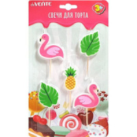 Свечи для торта Тропические, 5шт
