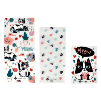 Папка для документов набор 3 шт. (81*175мм, 70*150мм, 70*100мм) Кошки, УФ-печать