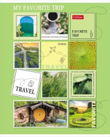 Тетрадь А5  80л ЛИН. Hatber "TRAVEL" белизна 100%