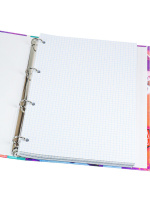 Тетрадь А4 120л кл. на кольцах Проф-Пресс "Дерзкое граффити-4"