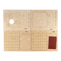 Конструктор из дерева "Скворечник "Бабочки"