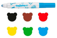 Фломастеры   6цв "Carioca Baby 2+ ", карт.упак