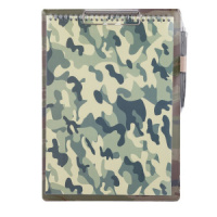 Клипборд А4 Милитари 2, с блокнотом и ручкой