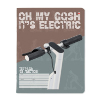 Тетрадь А5 18л лин. Альт "Самокат" выб.УФ-лак, конгрев