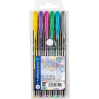 Набор гелевых ручек Centrum  6 цв. Metallic, 1,0мм