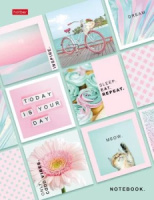 Блокнот А5 7БЦ  80л "Яркие эмоции" лин., 5цв.блок