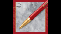 Parker IM Premium Шариковая ручка K318 Red GТ M синие чернила
