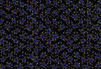 Картон поделочный А4 5 листов с тиснением "Звёзды"