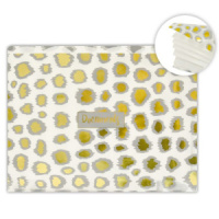 Папка  7 отд.  А4 Леопард, пластик. тисн.фольгой