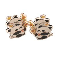 Зажим д\бум. пласт. Egoist "Sweet panda", ассорти дизайнов