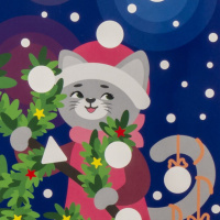 Аппликация из EVА 15*20см  "Новогоднее украшение" 4+