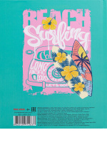 Дневник универсальн. обл. 7БЦ "Калифорнийский стиль-1" мат.лам., глиттер, 40л.