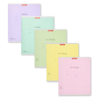 Тетрадь А5 12л лин.  "Классика", ассорти