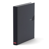 Папка 2 кольца 35мм картон А4 WORK INSIDE чёрная