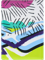 Обложка для паспорта "Яркая абстракция" ПВХ