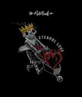 Тетрадь А5 48л кл. ПЗБМ "Вечная любовь" выб.УФ-лак, фольга, конгрев, софт-тач, белизна 100%