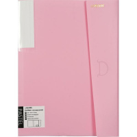 Папка файл  20лист 0,50мм, А3 с клапоном, розовая
