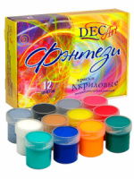 Краски акрил "Фэнтези"  12 цв, 20мл