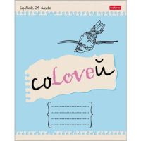 Тетрадь А5 24л лин.      "Игра слов" скругленные углы