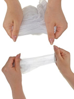 Декоративная паутина 100гр, 2 паука, белая