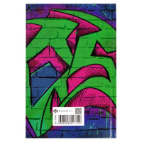 Блокнот А5 7БЦ  96л "Граффити баллончик" кл., глянц.лам.