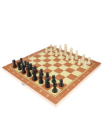 Шахматы деревянные, поле 34*17см, фигуры пластиковые