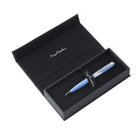 Ручка подарочная шариковая PIERRE CARDIN BARON, корпус сиреневый латунь и лак. детали- сталь,хром