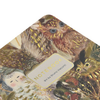 Записная книжка А6  32л. картон, мягк.пер. "Fauna. Symmetrical Flora" лин.