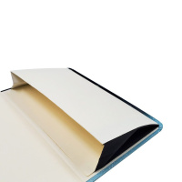 Записная книжка А5 100л. 7БЦ "Megapolis journal. Баобаб" точка, карман, ляссе, резинк