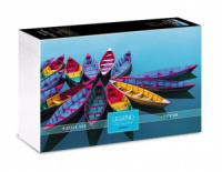 Пазлы  500 элементов  480*330мм. "LEGEND IMPRESSION. Яркие лодки" + постер, в подар.уп-ке